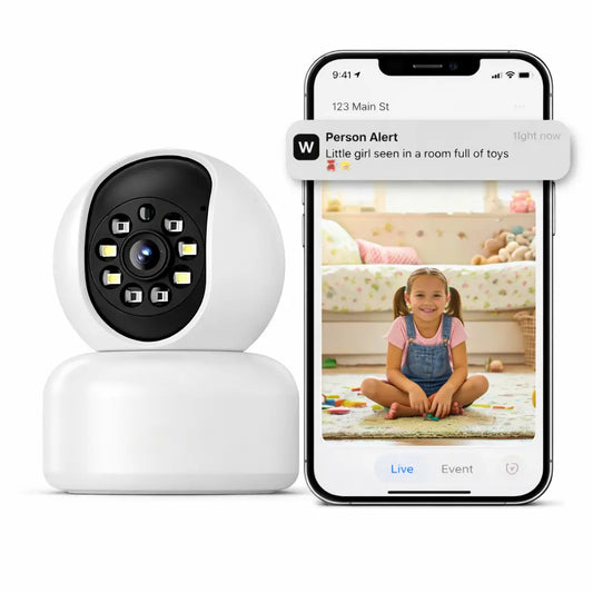 Hawkray Smart Pet Monitor for Multi-Pet Homes | 360° Coverage | 3MP 2K HD Resolution | AI-Powered Pet Recognition | Two-Way Audio and Home Security System