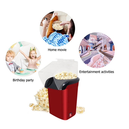 Electric Popcorn Maker - Red Hot Air Popper