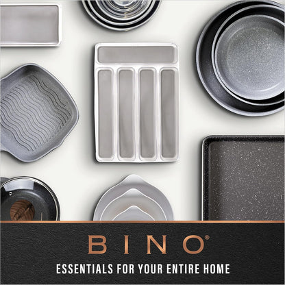 Plastic Storage Bins - Small and Shallow | The Handler Collection | Multipurpose Organizer Bins for Kitchen and Pantry | Clear Containers for Home Organization | Freezer Storage Solutions