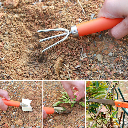 9-Piece Stainless Steel Gardening Tool Set Gift Kit