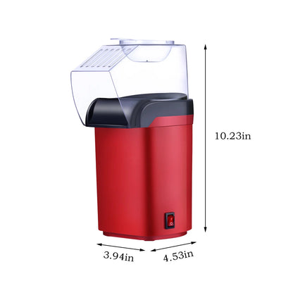 Electric Popcorn Maker - Red Hot Air Popper